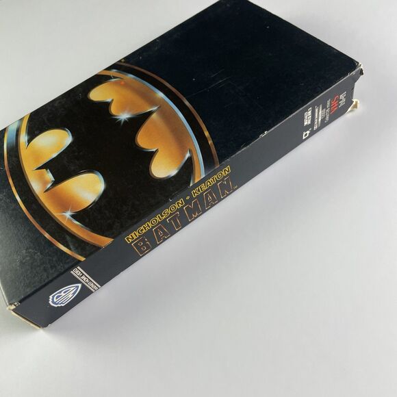 Batman (VHS, 1989) Michael Keaton Jack Nicholson Kim Basinger Tim Burton - Picture 4 of 9